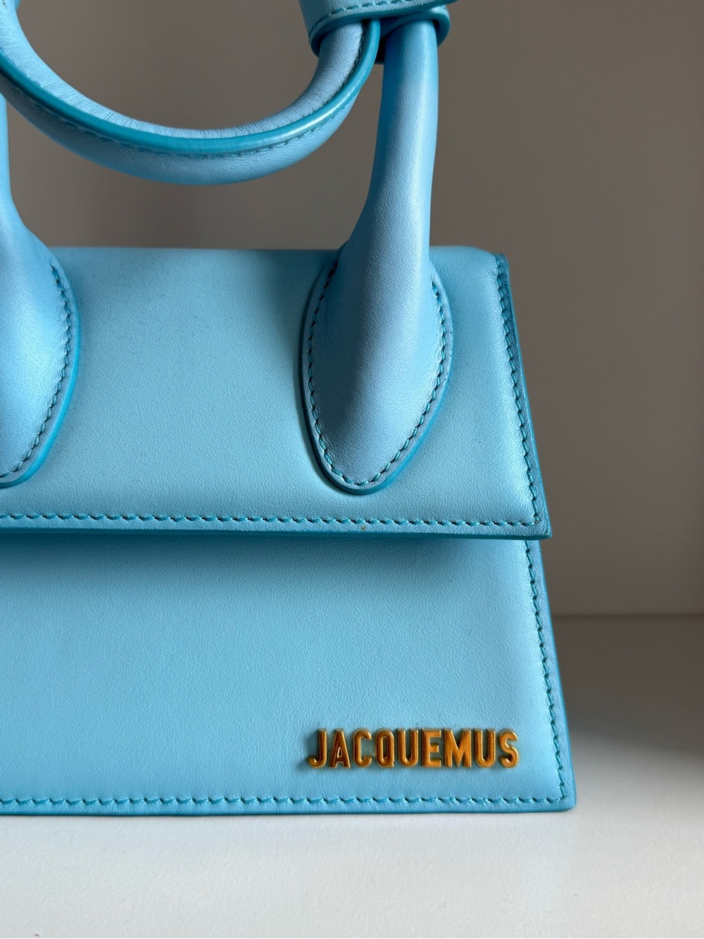 Jacquemus Le Chiquito Small Bag – Light Blue Leather - Picture 8 of 16